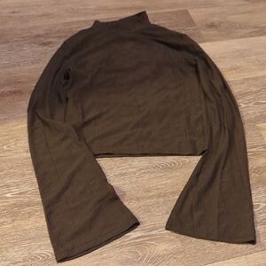 Disturbia Yasmin Mesh Flare Sleeve Top Size 4 New